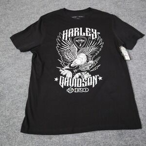 Harley Davidson Hard Rock Cafe Eagle Tee Mens Large Black NWT